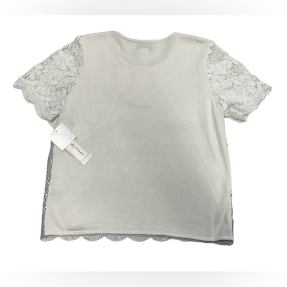 Alfred Dunner size PXL white and gray ombré shirt NWT, never before worn! - Picture 2 of 10